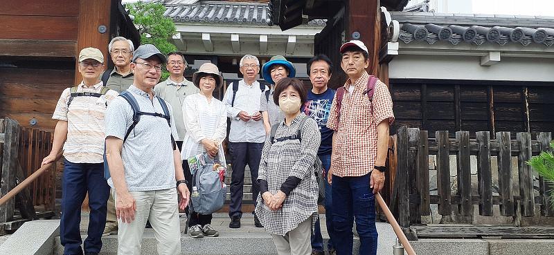 2023年6月26日クラス活動、勝竜寺城跡・恵解山古墳・サントリービール京都工場