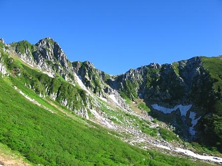 中央アルプス千畳敷から三ノ沢岳で遊ぶ