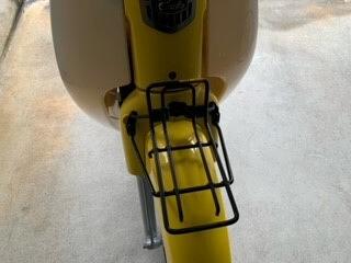 スーパーカブ１１０にフロントバック装着