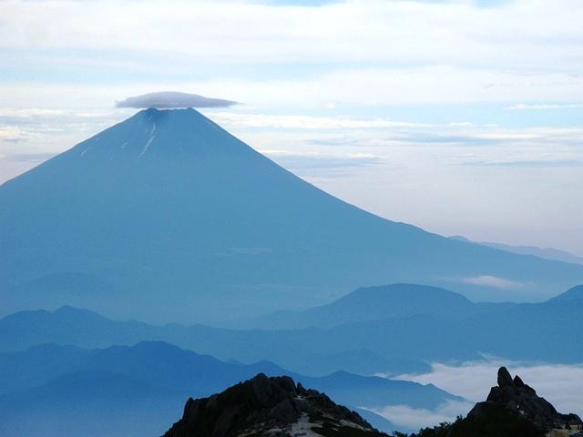天使の輪　富士山
