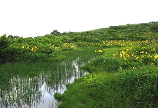 ゲートのある赤兎山・大長山
