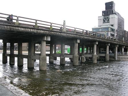 三条大橋広重２枚の浮世絵木版画