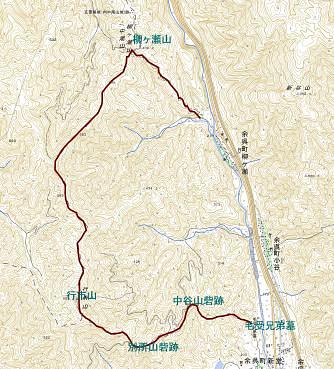余呉トレイル柳ケ瀬山・行市山