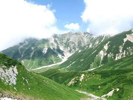 北アルプス　大日岳・奥大日岳