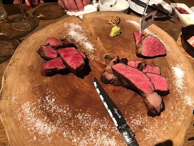 いい肉は、山葵で