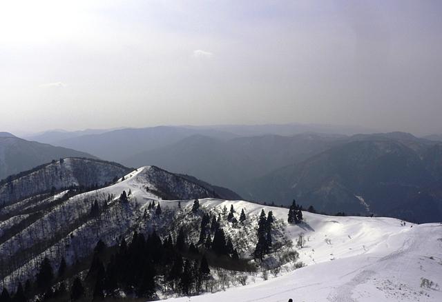 武奈ケ岳西南稜(冬季)