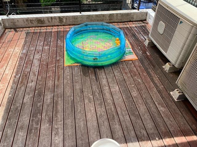 ウッドデッキ
