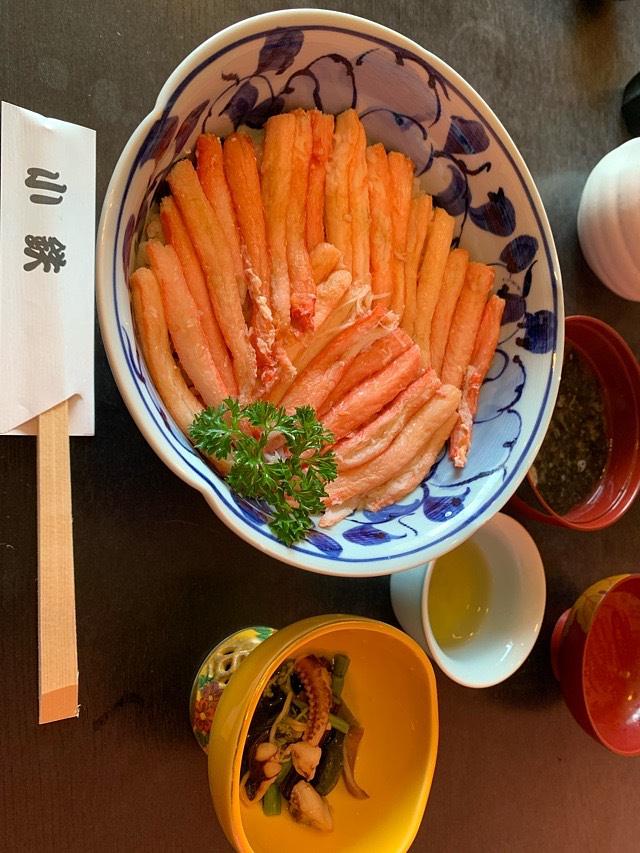 日本海、蟹飯丼