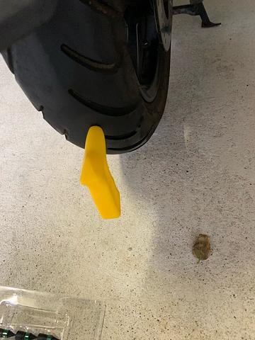 パンク修理完了