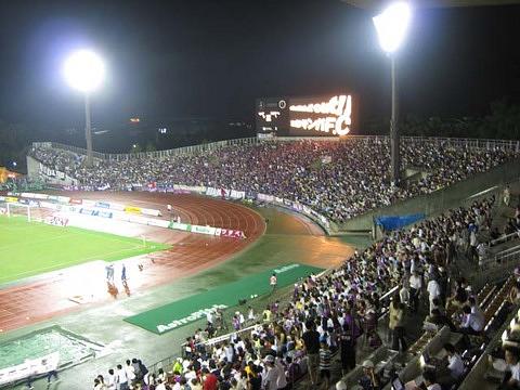 西京極の記録室からの眺め