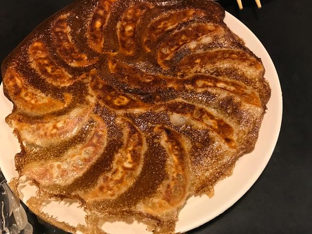 昨夜は、羽根餃子