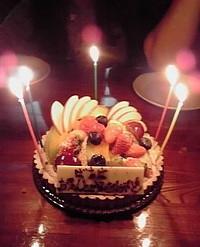 お誕生日のお祝い