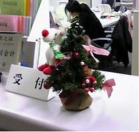 １２月になったのでクリスマスツリーを出しました。