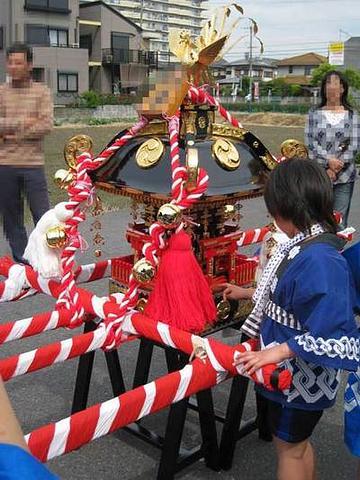 宝くじでお神輿！