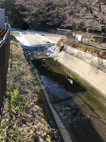 山科疎水只今工事中