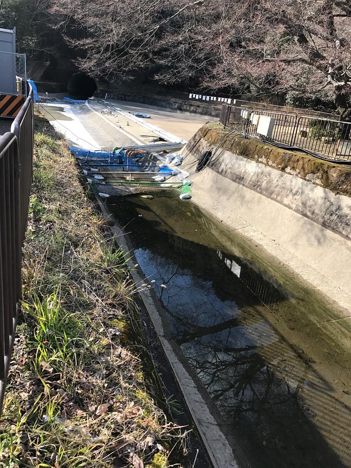 山科疎水只今工事中