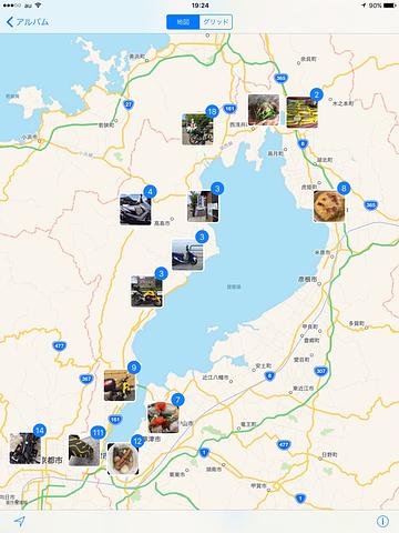 湖西側の写真が多いです