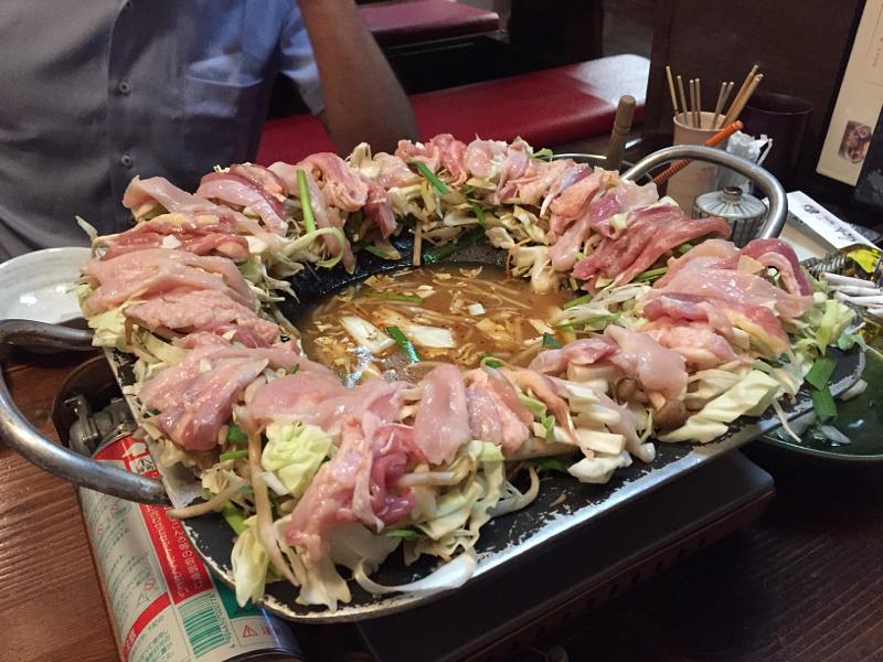 変わった鶏鍋