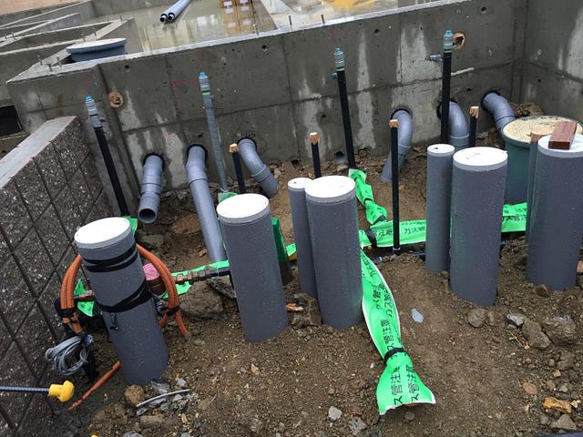 埋設塩ビ管