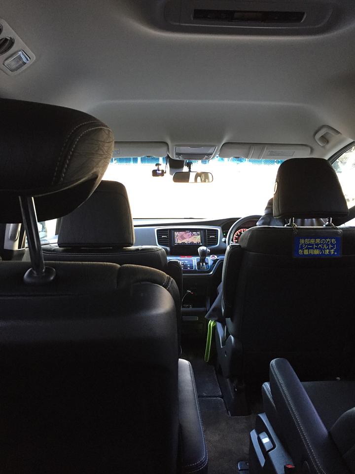 オデッセイで挨拶廻り