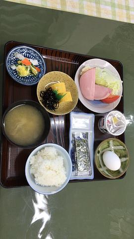 宿の朝食