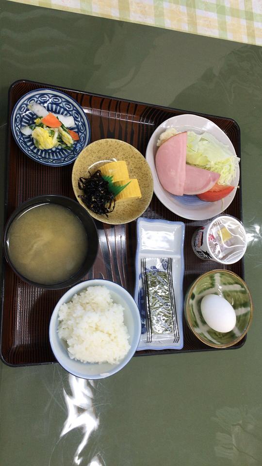宿の朝食