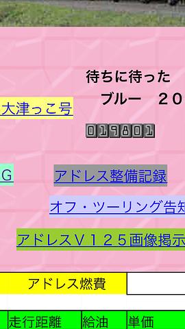 アドレスv125Gの部屋