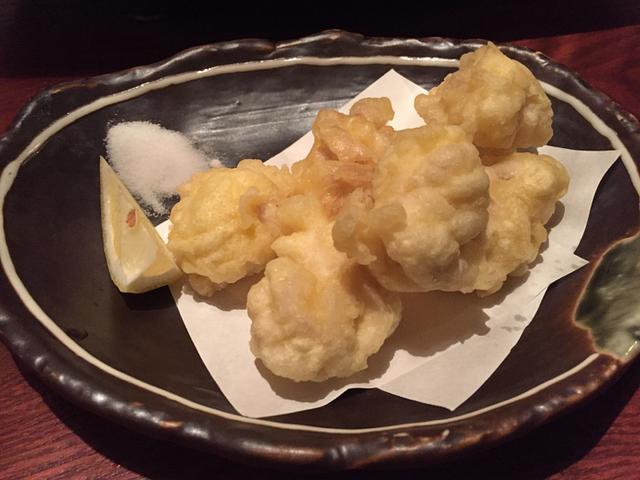 鱈の白子天ぷら