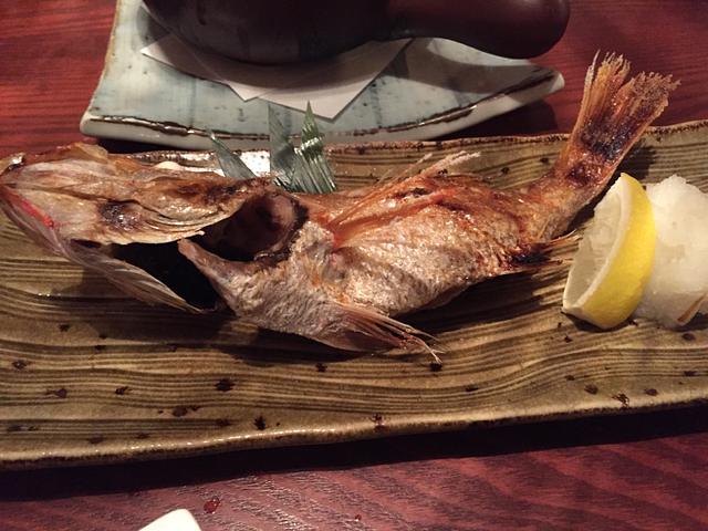 のどぐろの塩焼き