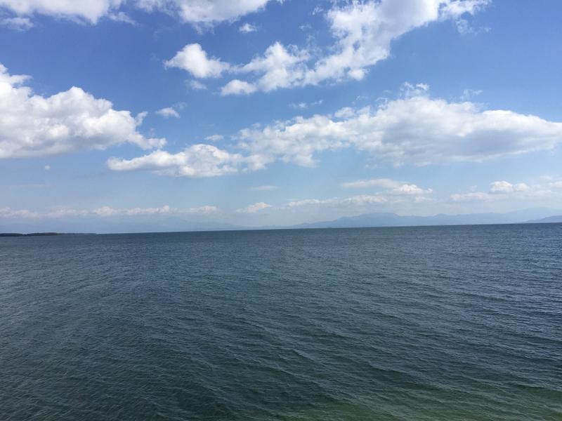 いつ見てもびわ湖は、いい