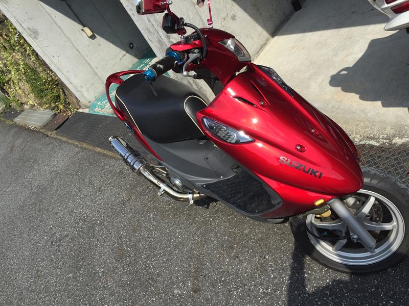 久しぶりにアドレス洗車した