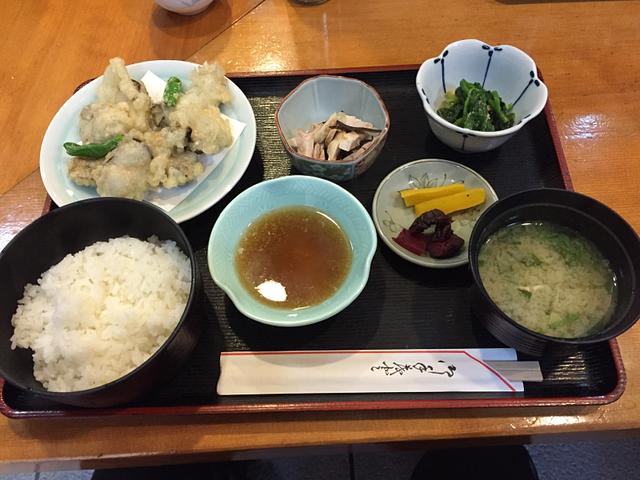 坂越の牡蠣天ぷら定食