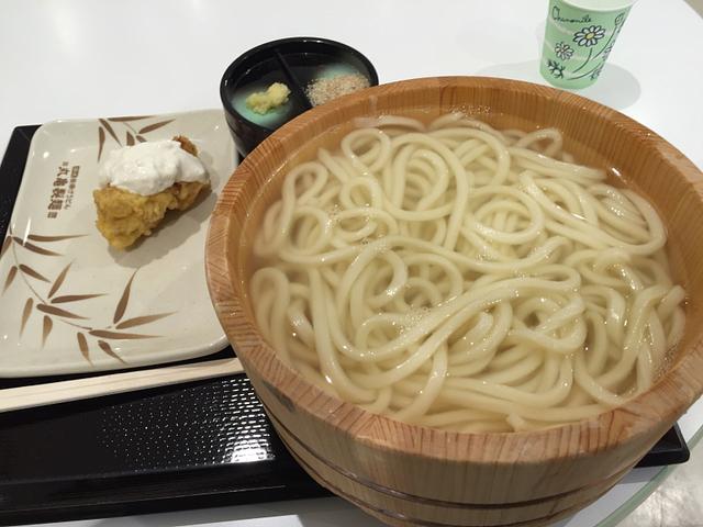 丸亀製麺の釜揚げうどん