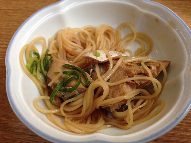 焼き鯖そうめん