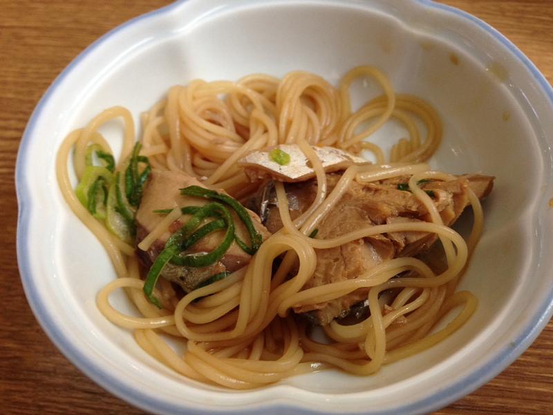 焼き鯖そうめん