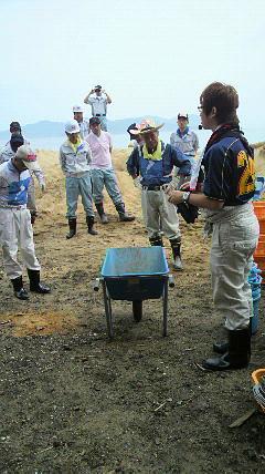 作業開始（2012吉里吉里クリーンＰ第 4 期 7/12～16）