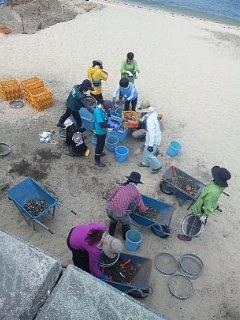 作業終わりました。（2012吉里吉里クリーンＰ第2期 5/31～6/4）