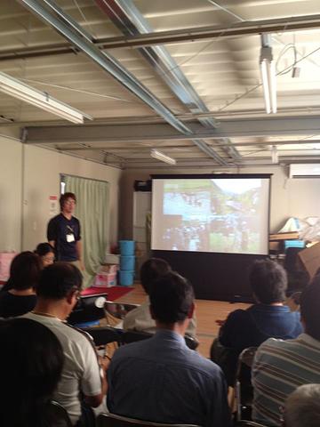 大槌ボランティアセンターにて話を伺う（吉里吉里クリーンＰ第 5 期  9/28～10/2）