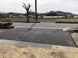 縁石切下げ工事完了