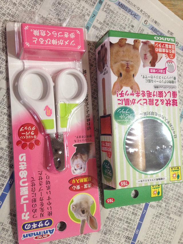 ペットのお手入れ