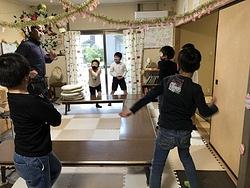 室内でのイースターのイベント