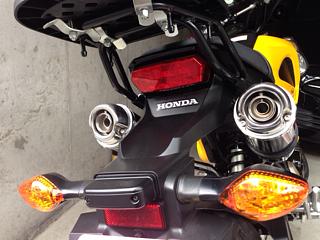 x-speedマフラー装着完了