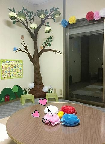 教室のデコレーションが完成しました