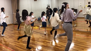 ピアノ発表会序章～鏡の間で練習