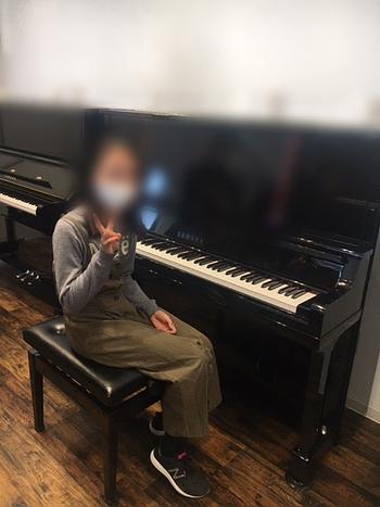 生徒さん　ピアノ購入！