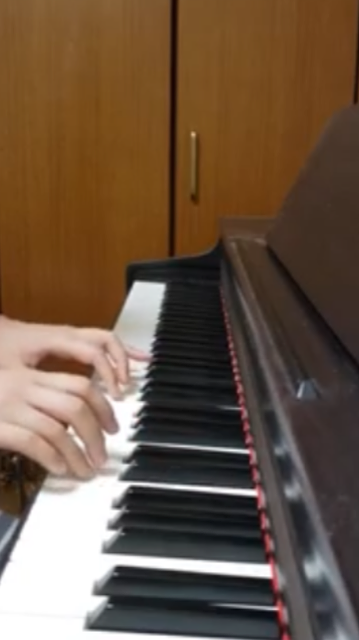 大人のピアノ初心者生徒さんYouTube公開されました❣