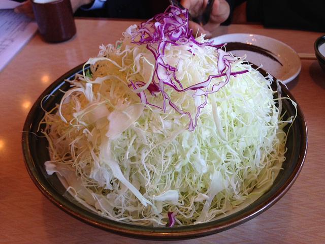 キャベツ山盛り