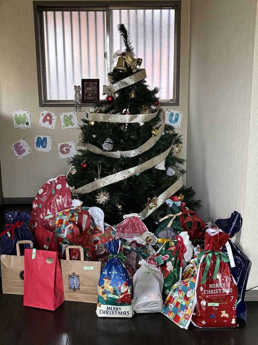 たくさんのプレゼントが集まりました