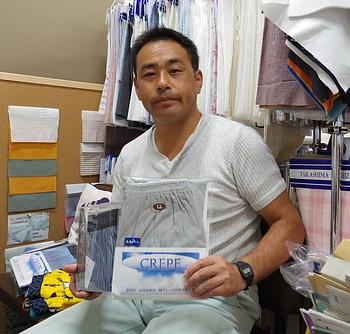 杉岡織布株式会社の杉岡さんへ取材させていただきました。