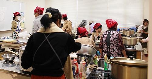 二階会場のようす(調理室)